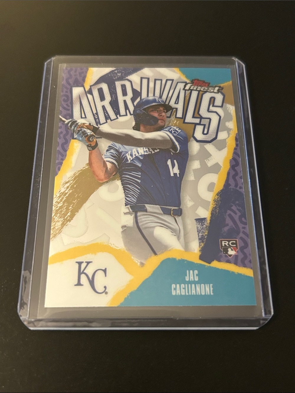 2026 Topps Finest Jac Caglianone Arrivals Rookie #A-1 - Royals